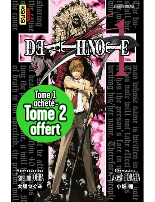 PACK 1+1 DEATH NOTE (TOMES 1+2) - OP 1+1 KANA 2024 (VF)