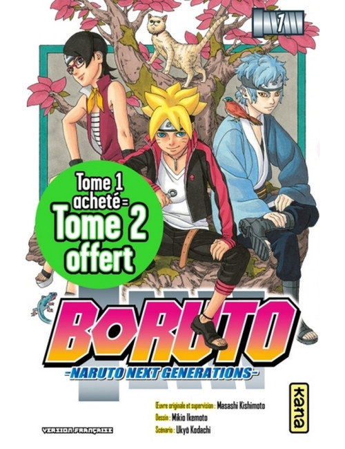 BORUTO - NARUTO NEXT GENERATIO - PACK 1+1 BORUTO (TOMES 1+2) (VF)