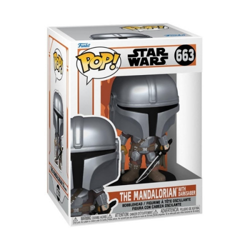 Pop Star Wars - The Mandalorian with Darksaber