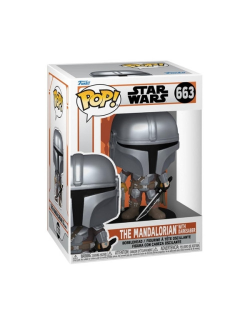 Pop Star Wars - The Mandalorian with Darksaber