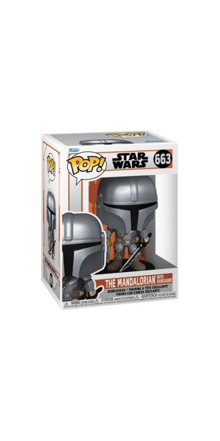 Pop Star Wars - The Mandalorian with Darksaber