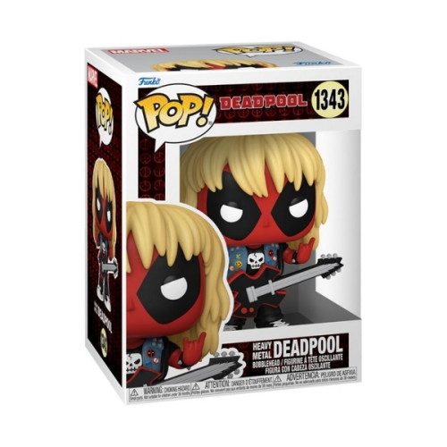 Funko Pop Marvel Pop Deadpool Metal Band 1343