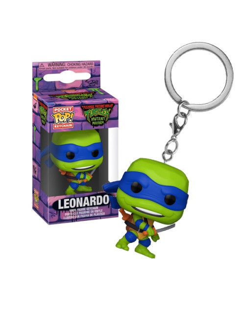 Pocket Pop ! Keychain - TMNT Tortues Ninja Mutant Mayhem - Leonardo