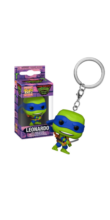 Pocket Pop ! Keychain - TMNT Tortues Ninja Mutant Mayhem - Leonardo