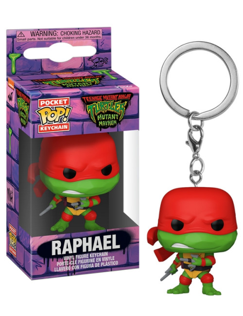 Pocket Pop ! Keychain - TMNT Tortues Ninja Mutant Mayhem - Raphael