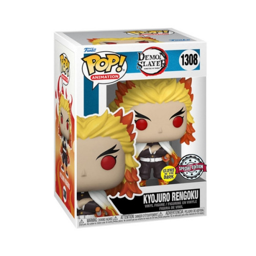 Demon Slayer Pop Rengoku Glow Exclu 1308