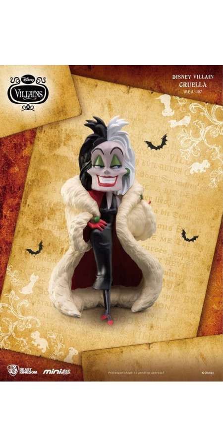 DISNEY VILLAINS – Figurine Mini Egg Attack – Cruella – 8cm