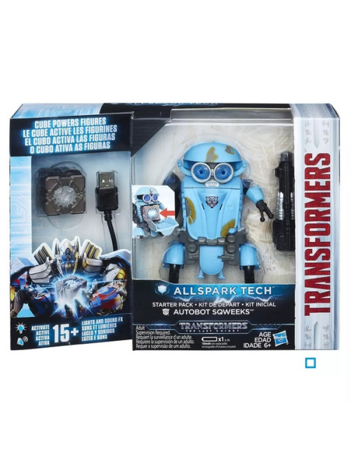 HASBRO Figurine kit de Départ Autobot Sqweeks - AllSpark Tech - Transformers