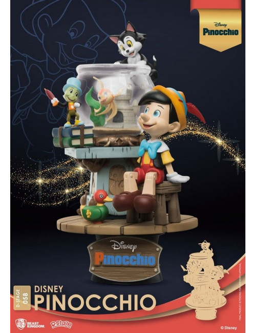 Disney Classic Animation Series - Diorama D-Stage Pinocchio 15 cm