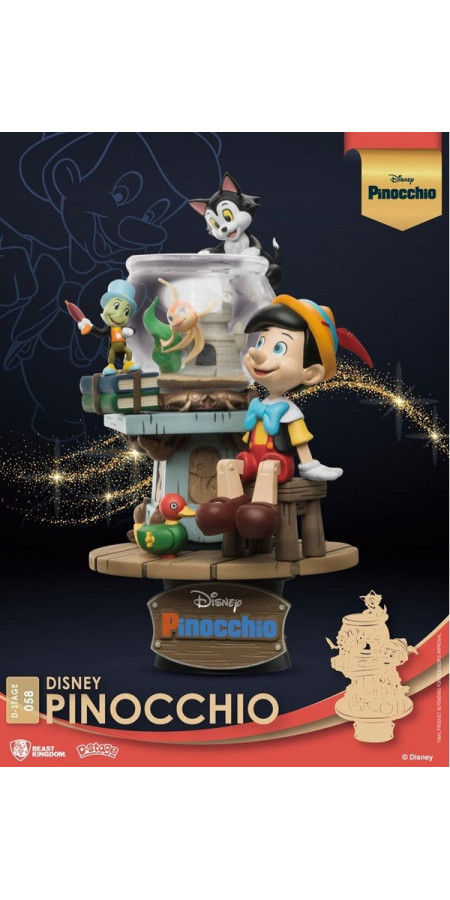 Disney Classic Animation Series - Diorama D-Stage Pinocchio 15 cm