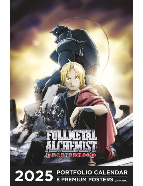 Calendrier Portfolio 2025 Fullmetal Alchemist (VF)