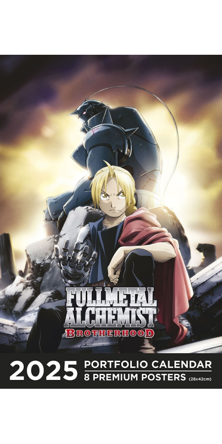 Calendrier Portfolio 2025 Fullmetal Alchemist (VF)