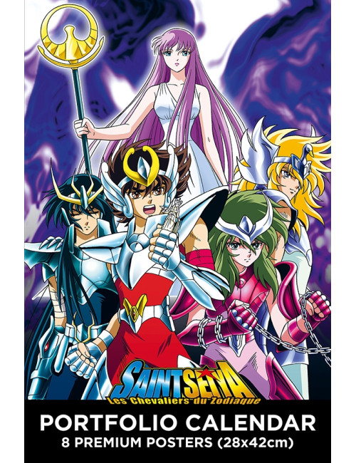 Calendrier Portfolio 2025 Saint Seiya (VF)