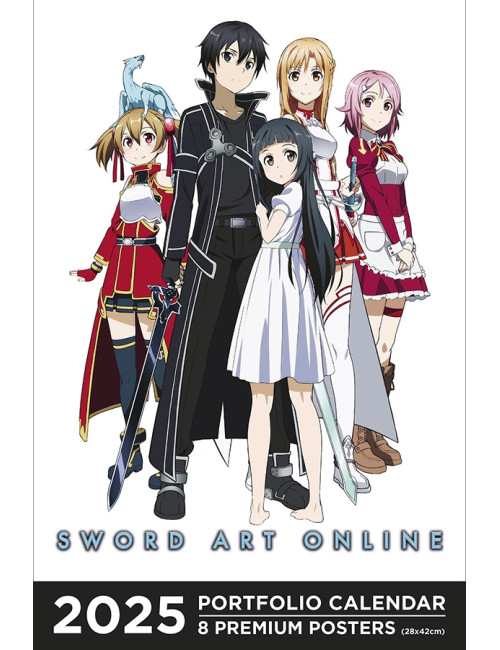 Calendriers Portfolio 2025 Sword Art Online (VF)