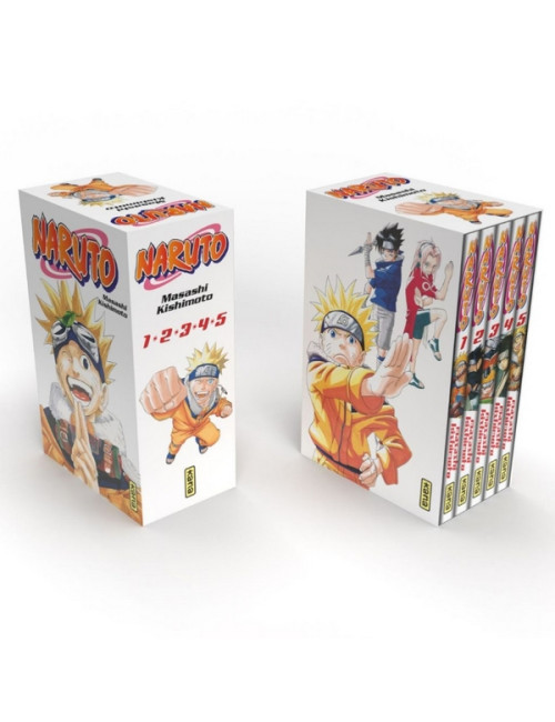 Coffret Naruto Tome 1 à 5 (VF)