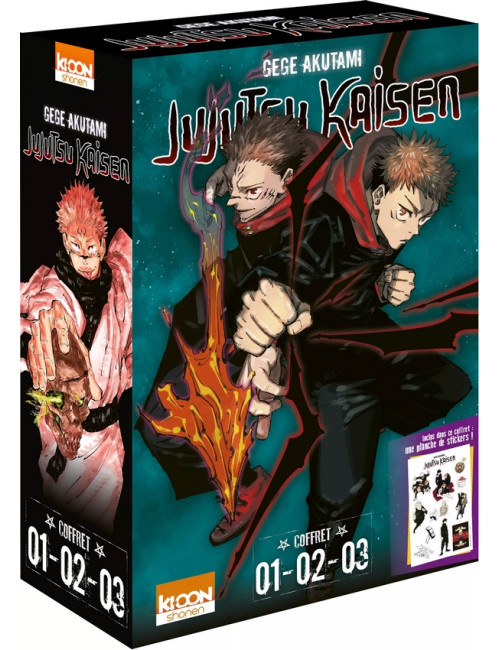 Jujutsu Kaisen Coffret T1 à 3 2024 (VF)