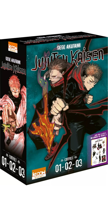 Jujutsu Kaisen Coffret T1 à 3 2024 (VF)