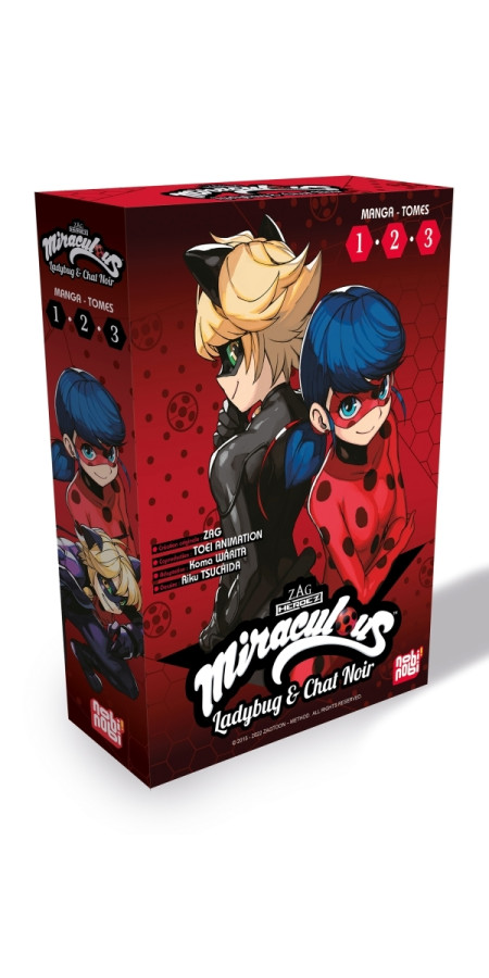 Coffret Miraculous T01 à T03 (VF)