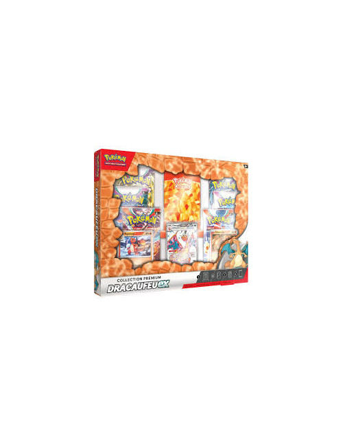 Pokemon 6 Boosters coffret collection premium Dracaufeu ex