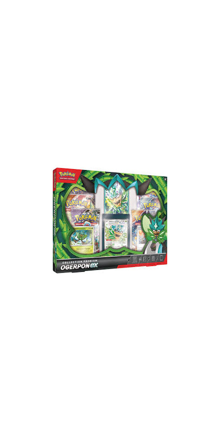 Pokemon 6 Boosters coffret collection premium Ogerpon-ex