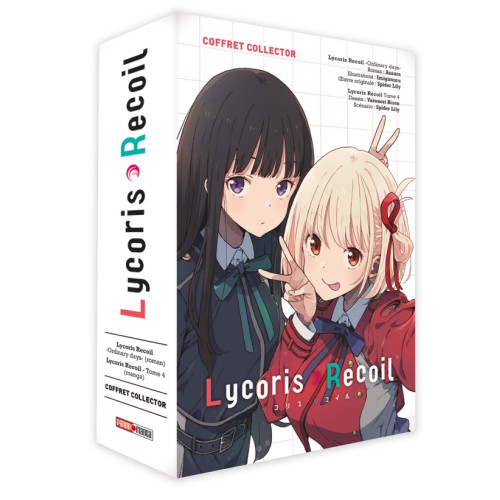 Coffret Lycoris Recoil T04 + Roman Ordinary Days (VF)